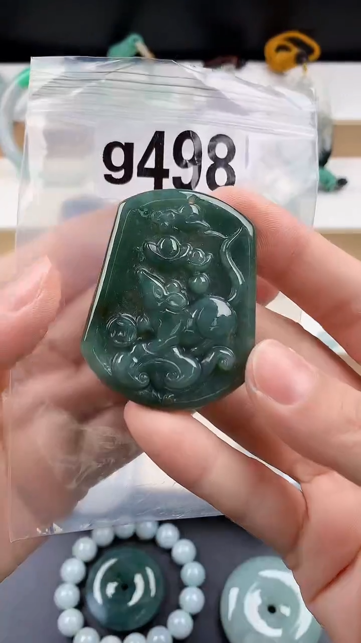 颈饰未镶嵌翡翠天然翡翠吊坠挂件