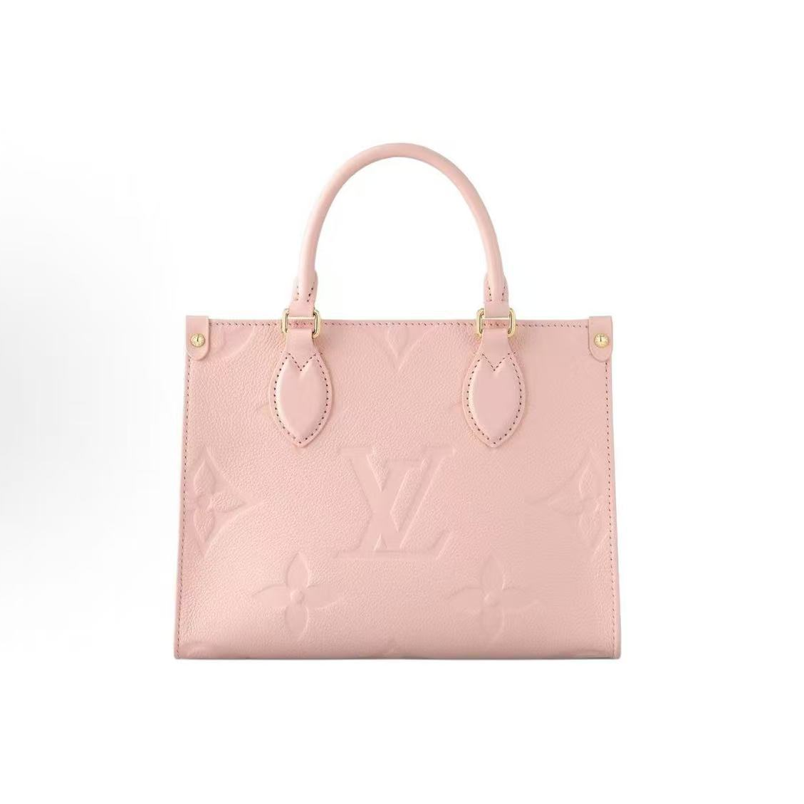 未使用 LouisVuitton/路易威登 樱花粉onthego小号单肩包