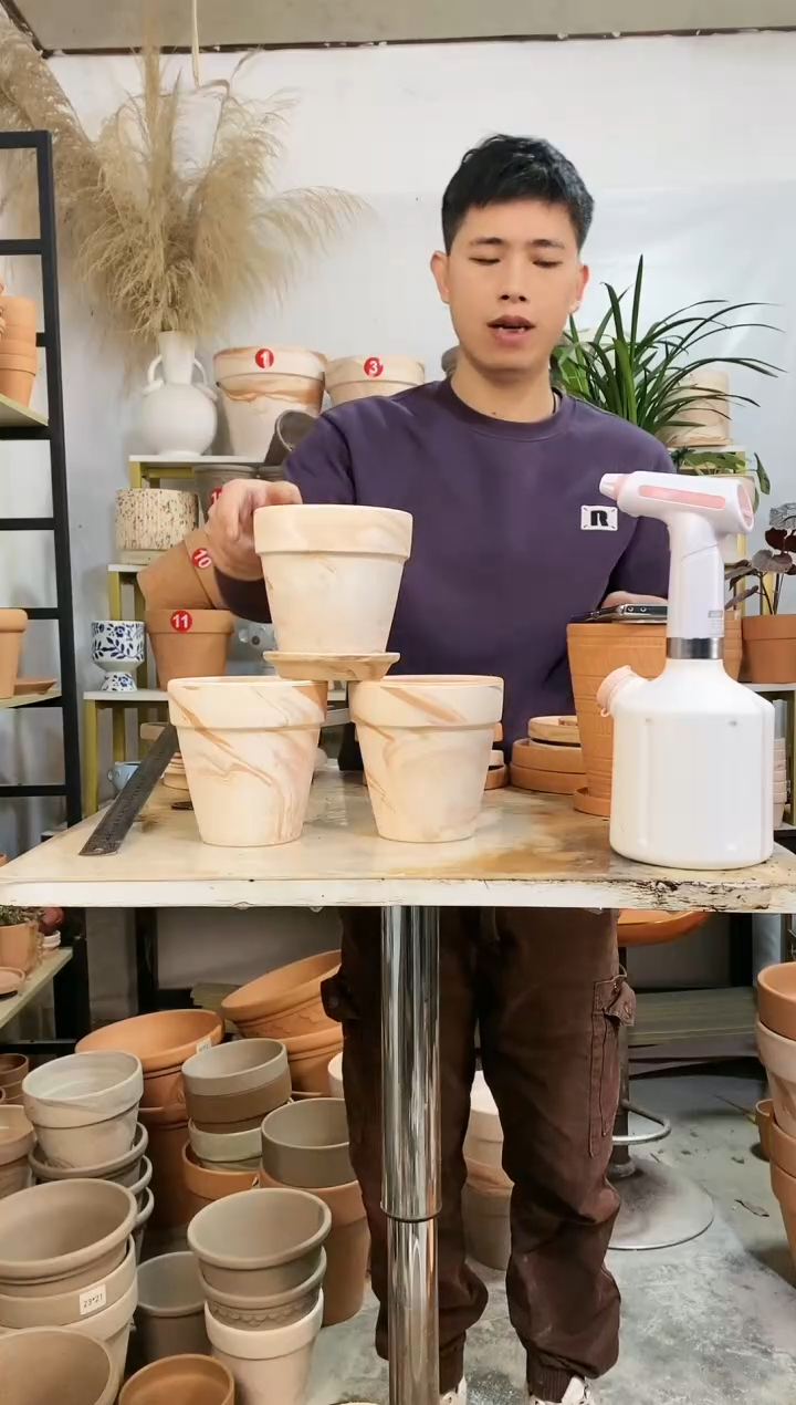 【闪购商品】红陶13*13玛奇朵 3盆3托