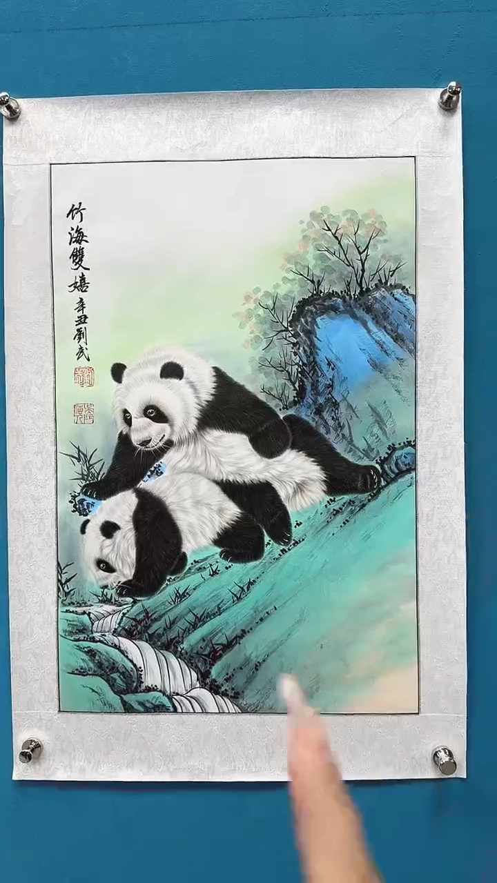 国画瀚美艺术刘武手绘-国画9