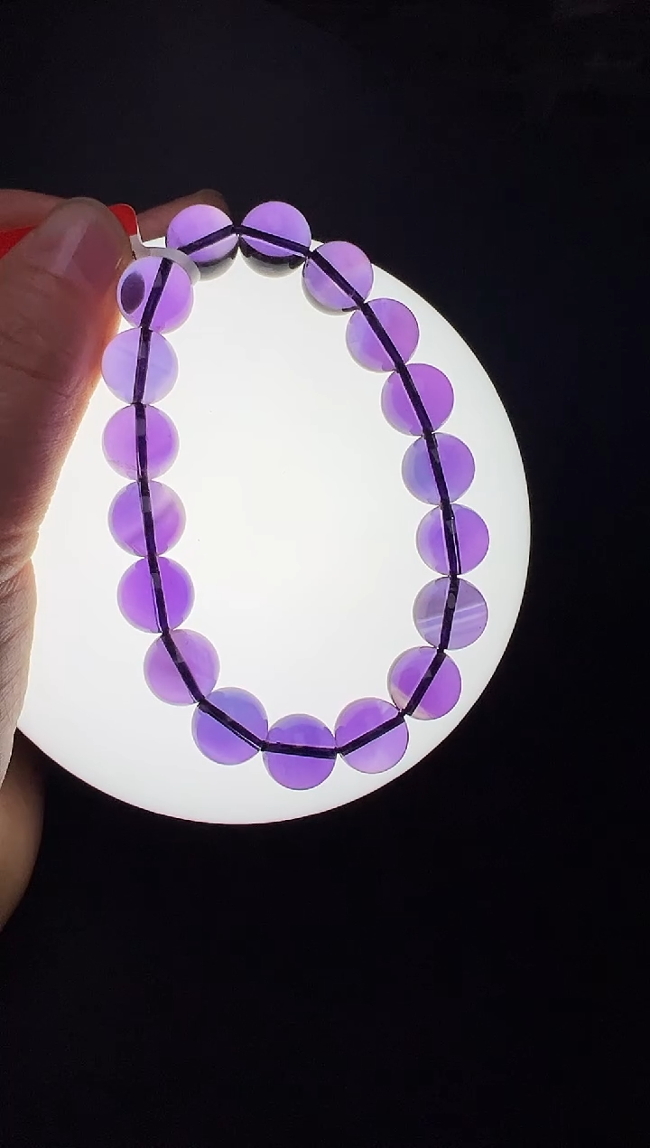 未镶嵌手串水晶紫水晶手串11m+   M57368XB 