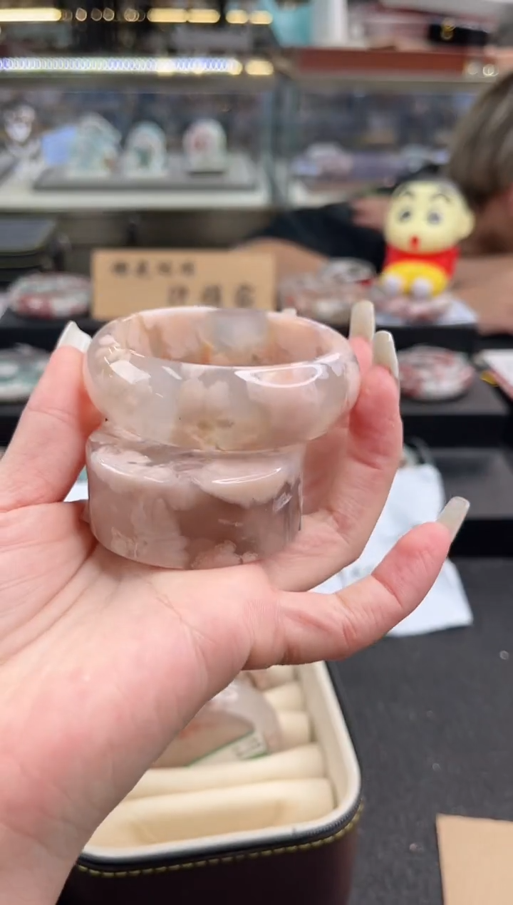 未镶嵌手镯石英质玉55圈口（赠品镯心）6751699