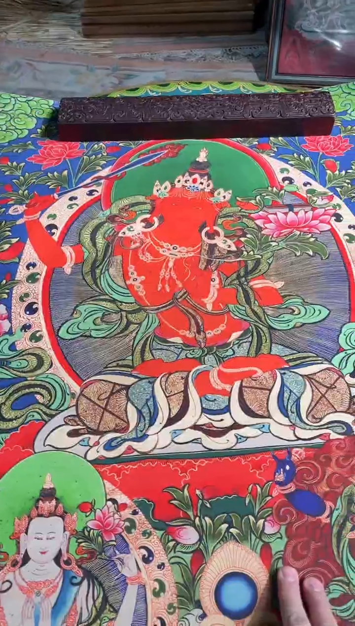 卷轴画路路的唐卡tk160