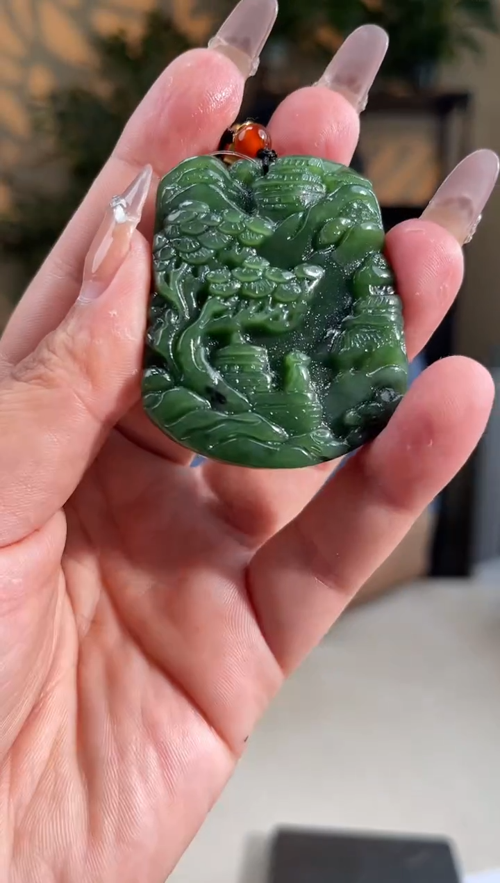 和田玉未镶嵌颈饰多样性拍一发一280013