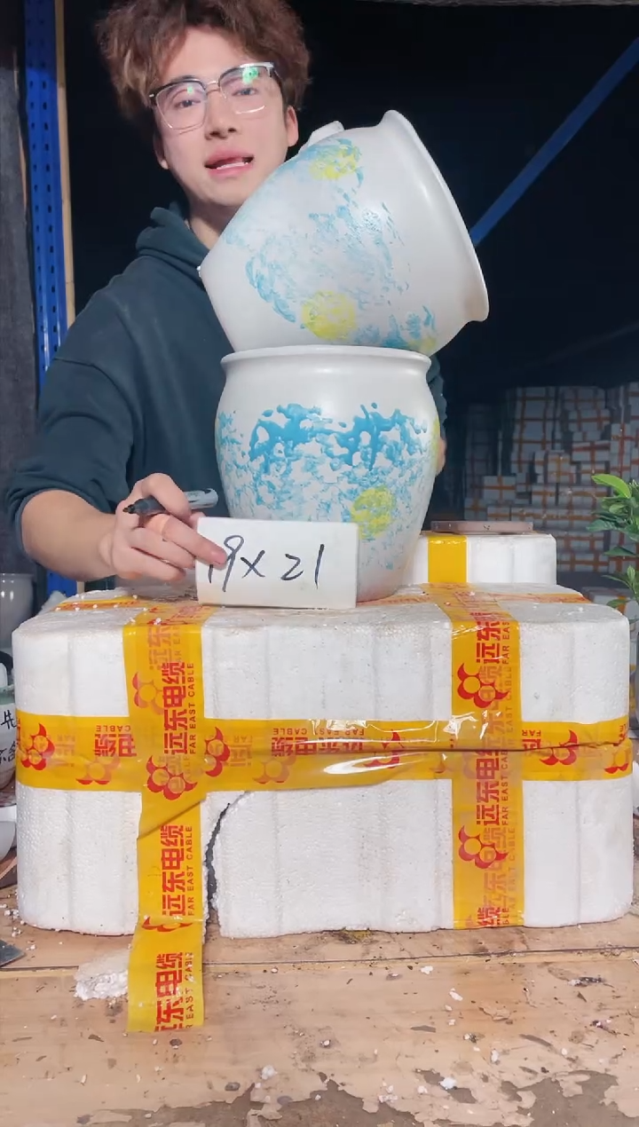 紫砂花盆宜兴紫砂粗陶花盆19-21