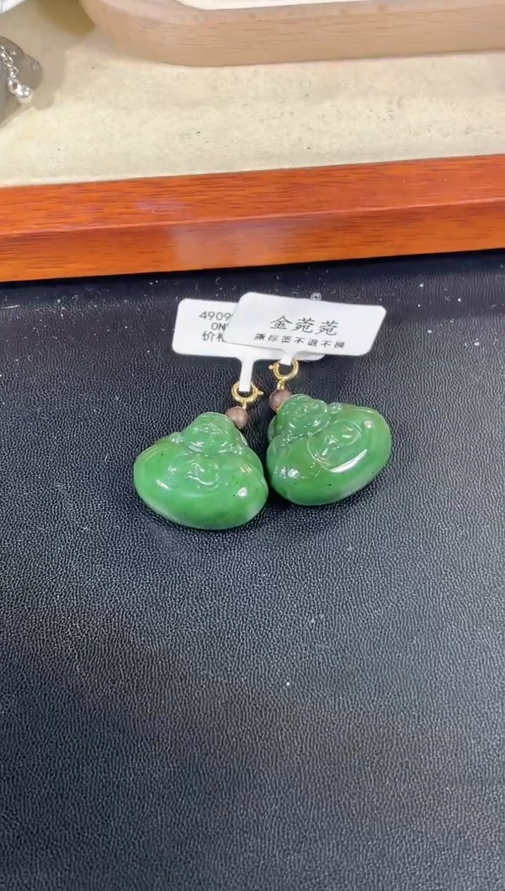 吊坠(不含链)银S925镶嵌和田玉多样性发其一孤品默认微瑕