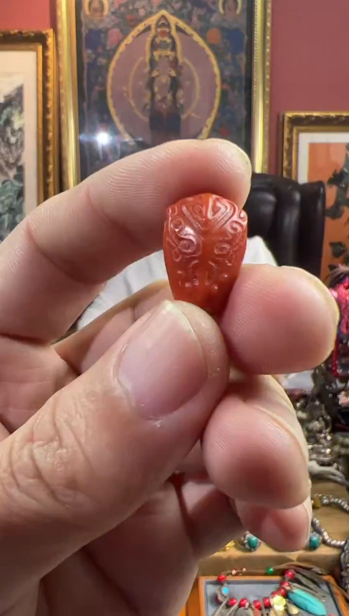 未镶嵌.南红玛瑙36号  南红三通配饰套装ylp