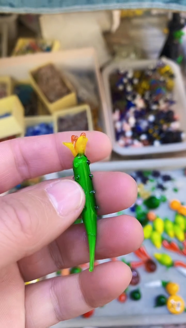 【闪购商品】琉璃手工艺品黄瓜
