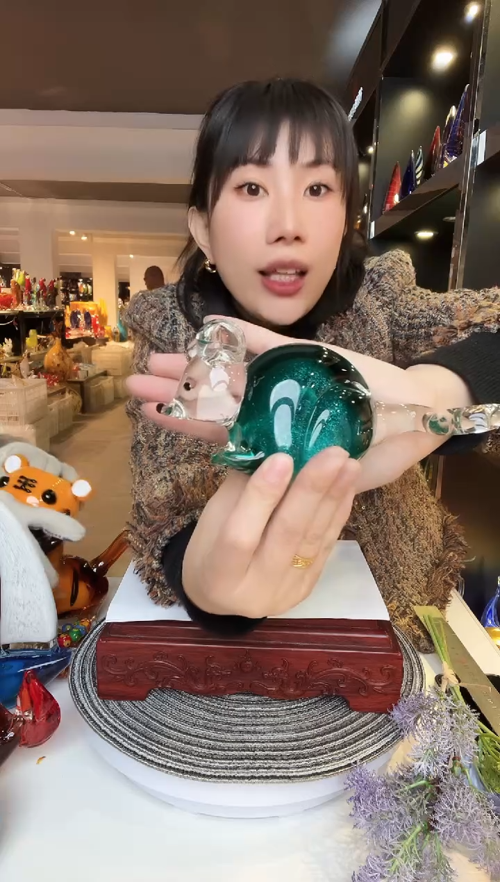 【闪购商品】茶盏琉璃摆件家居摆件