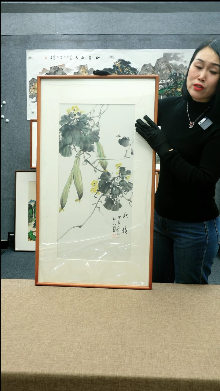 【闪购商品】国画52*92陈默如老师花鸟