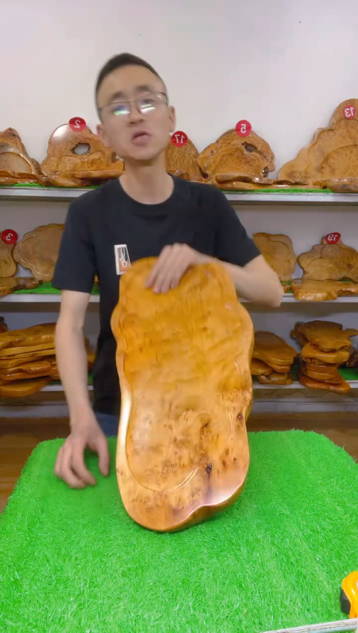 四川香杉枯木榴茶盘