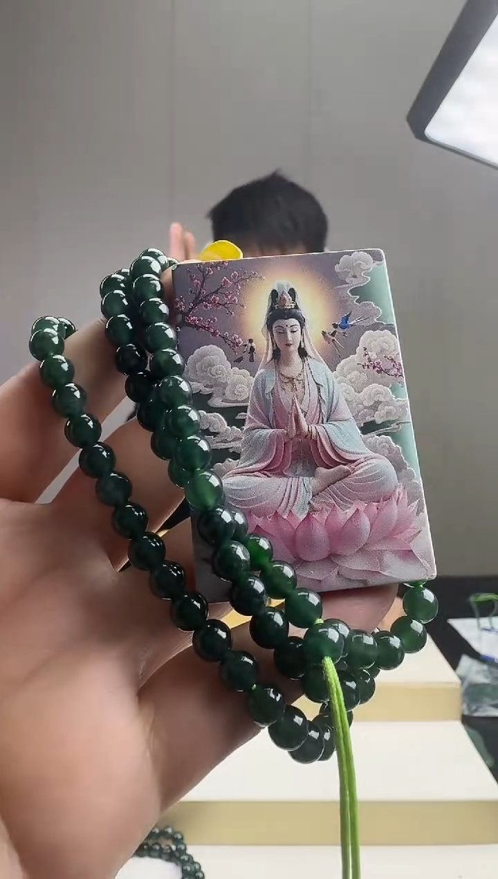 颈饰未镶嵌翡翠天然A货翡翠  多样性随机发其一