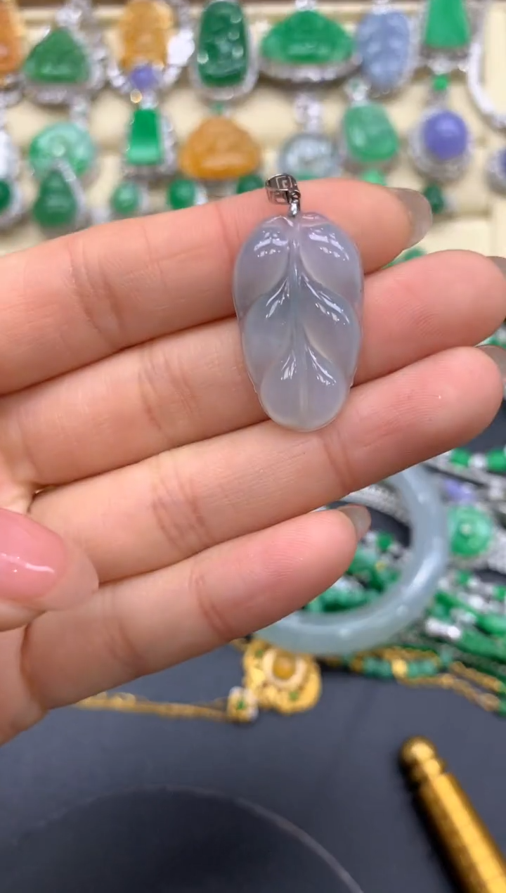 【闪购商品】翡翠颈饰18K金镶嵌233-中国好珍宝