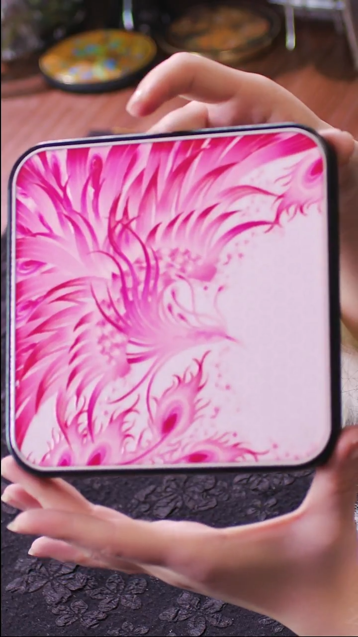 壹藏贰宝凤皇图案大垫子一片