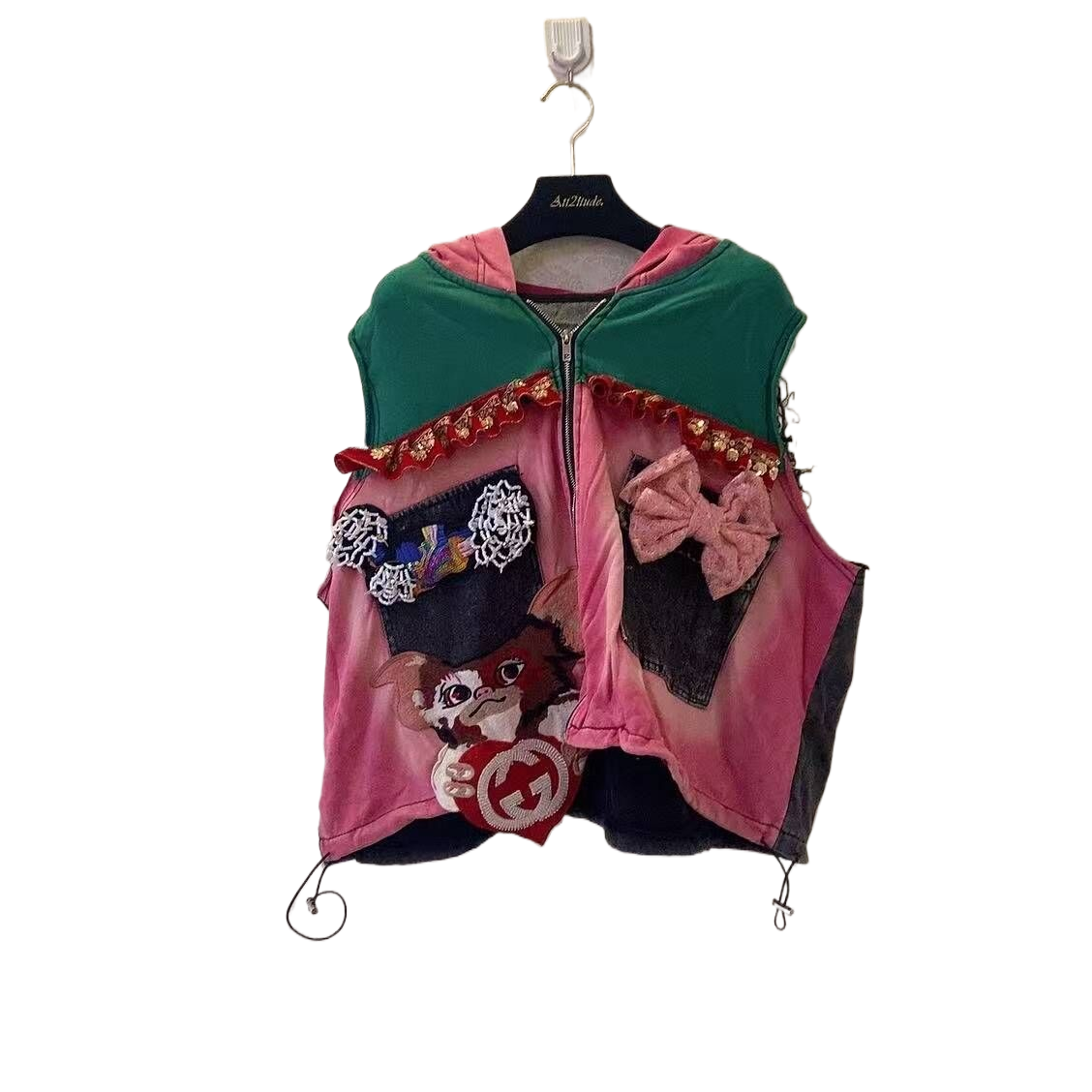  ATT潮牌女装2025春原创设计师品牌个性时尚休闲百搭重工套装