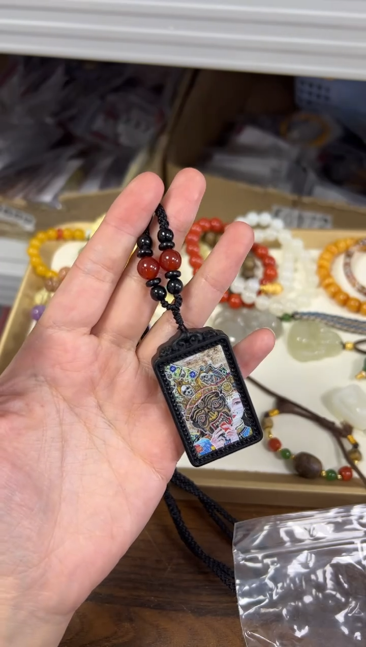 檀香木手串/手链前世今生扎基檀香木吊坠[1867]