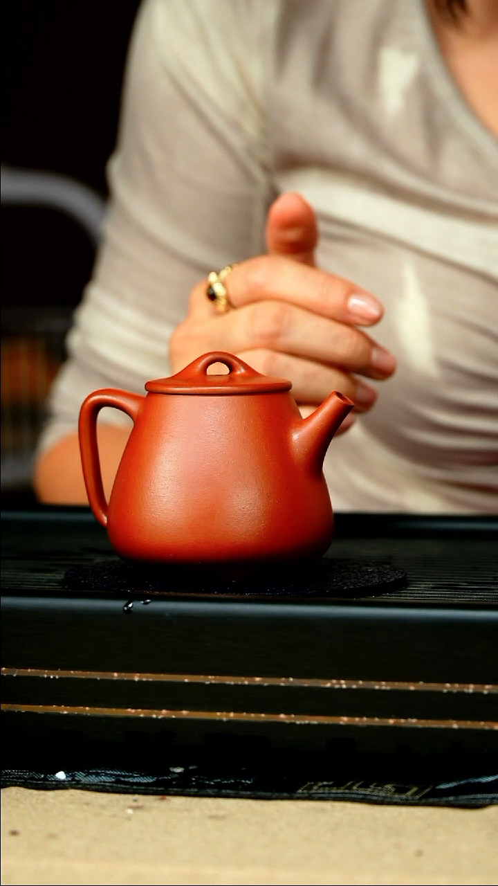 茶壶紫砂小红泥高石瓢180cc