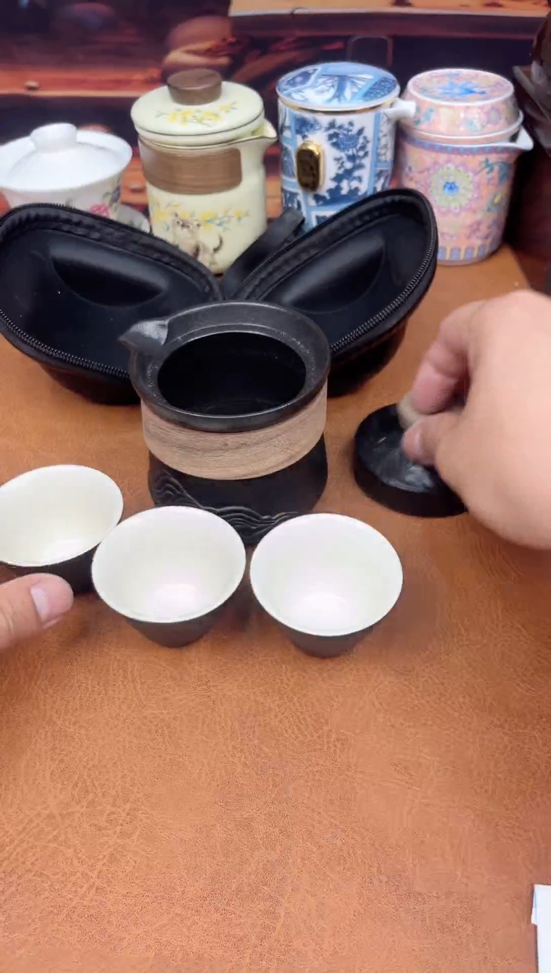 【闪购商品】陶瓷茶具摆件茶叶罐