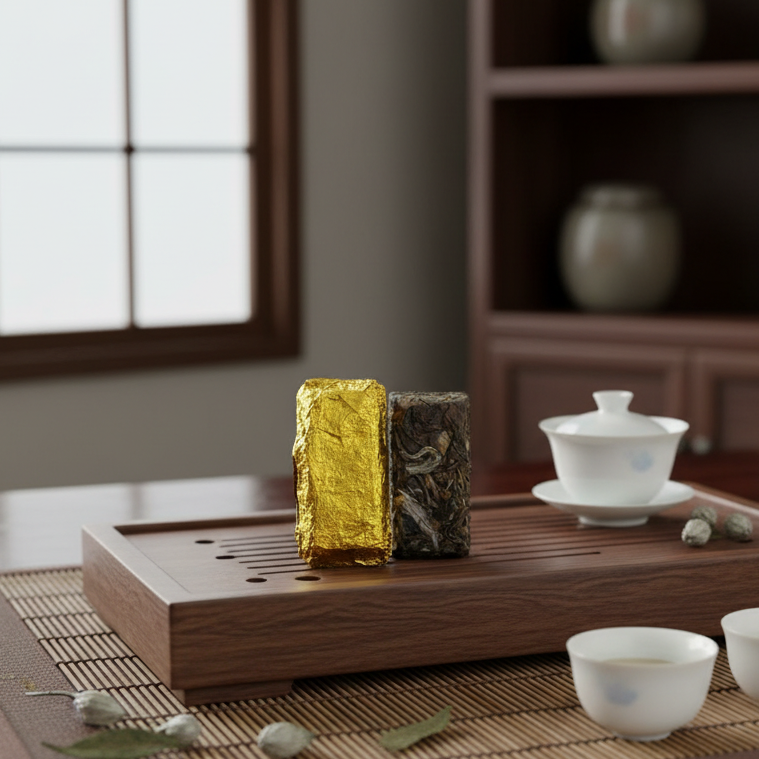 【江缘】福鼎白茶，小金砖·2011·贡眉·高山荒野·蜜香韵