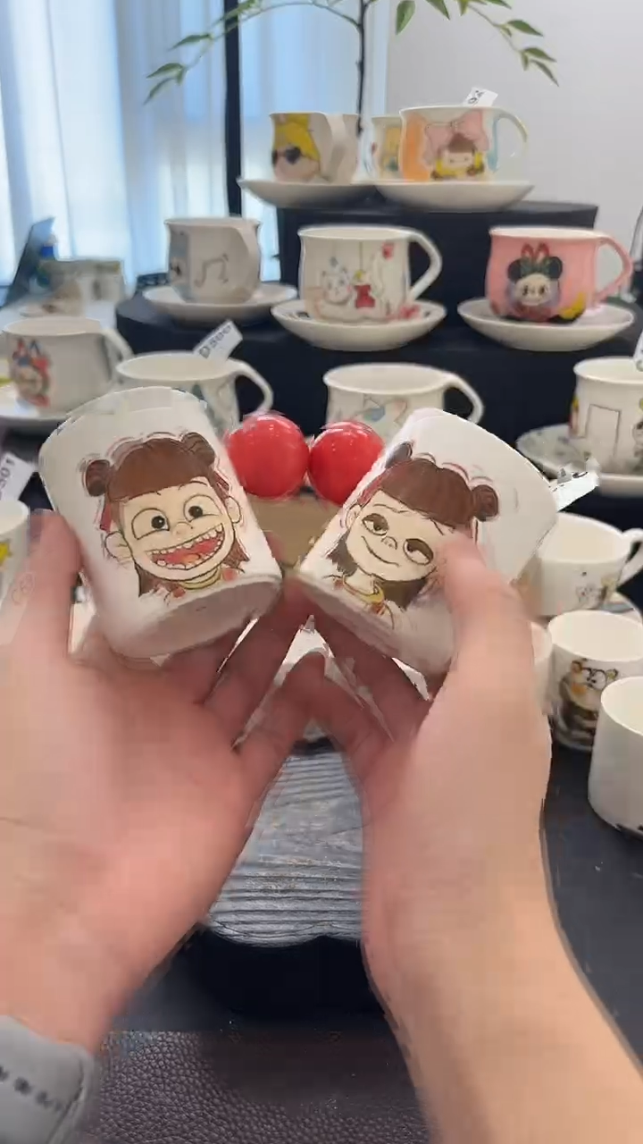 纯手工纯手工绘制陶瓷杯