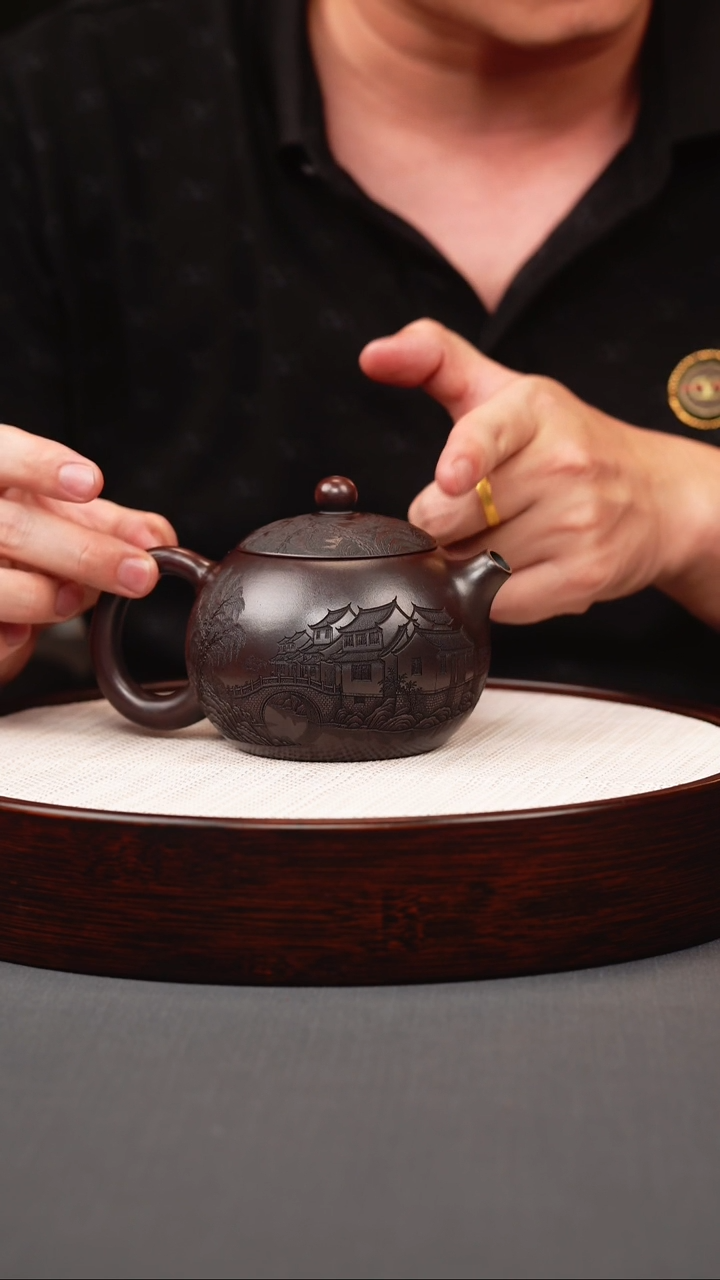 茶壶紫砂铁血红西施壶