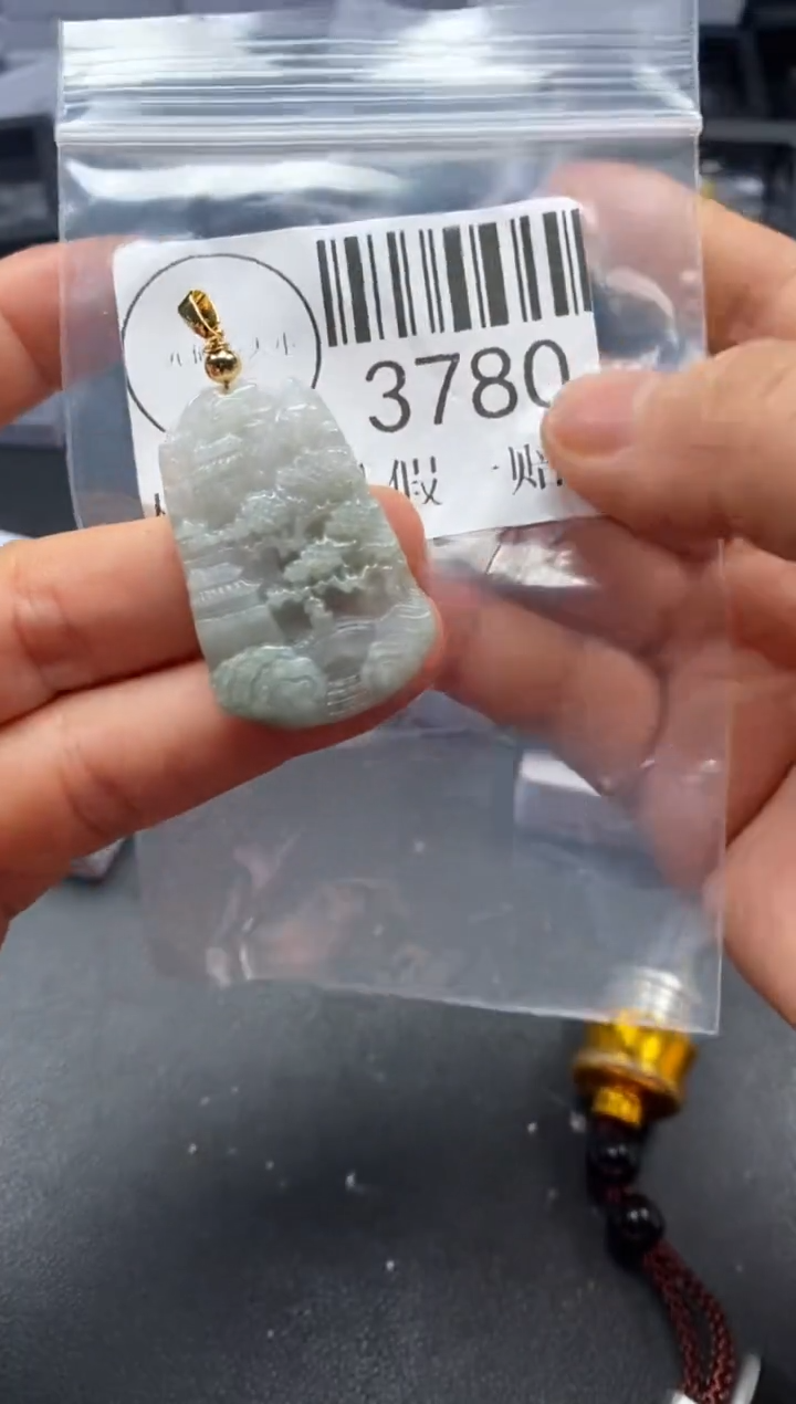 吊坠(不含链)未镶嵌翡翠3780