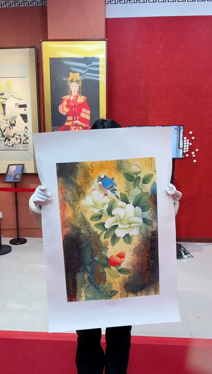 【闪购商品】国画道一老师亲笔绘画作品D61