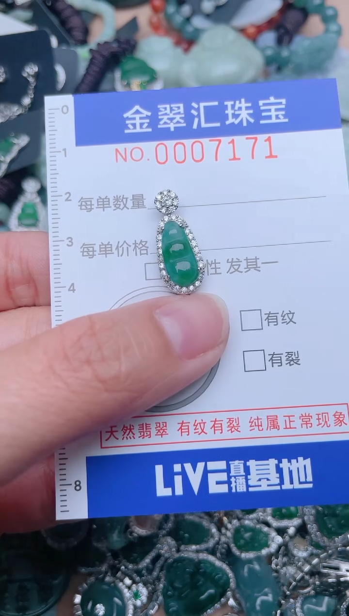 【闪购商品】翡翠颈饰未镶嵌7171.......1
