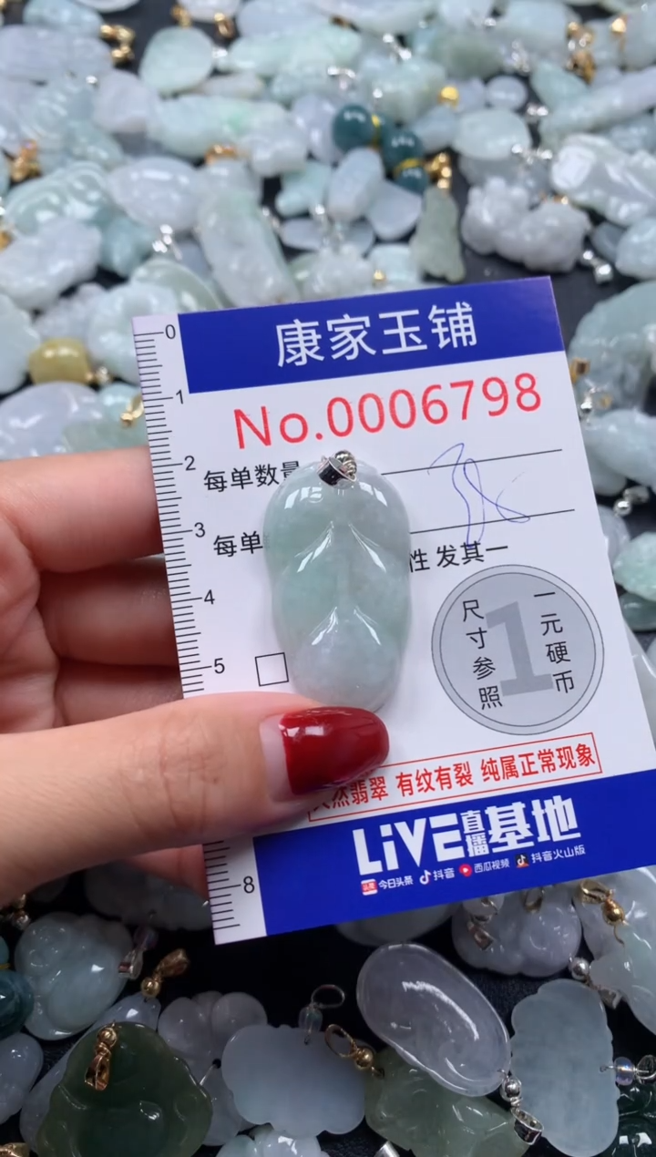 颈饰未镶嵌翡翠6798