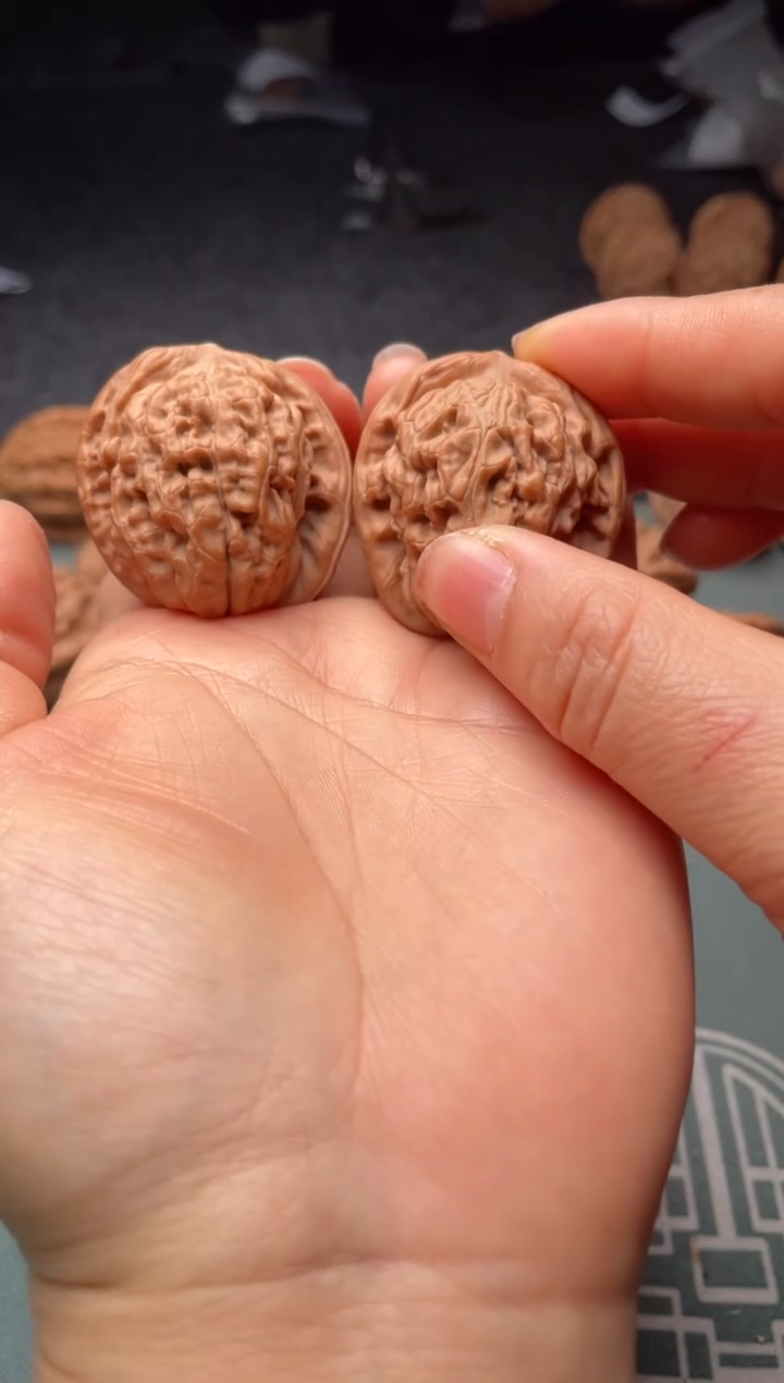 把件文玩核桃w257   莲花   37尺