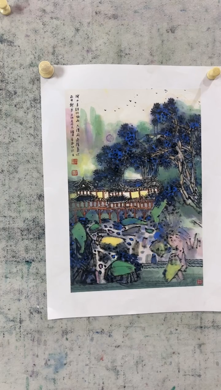 【闪购商品】绘画陈永利老师山水作品1.5平尺