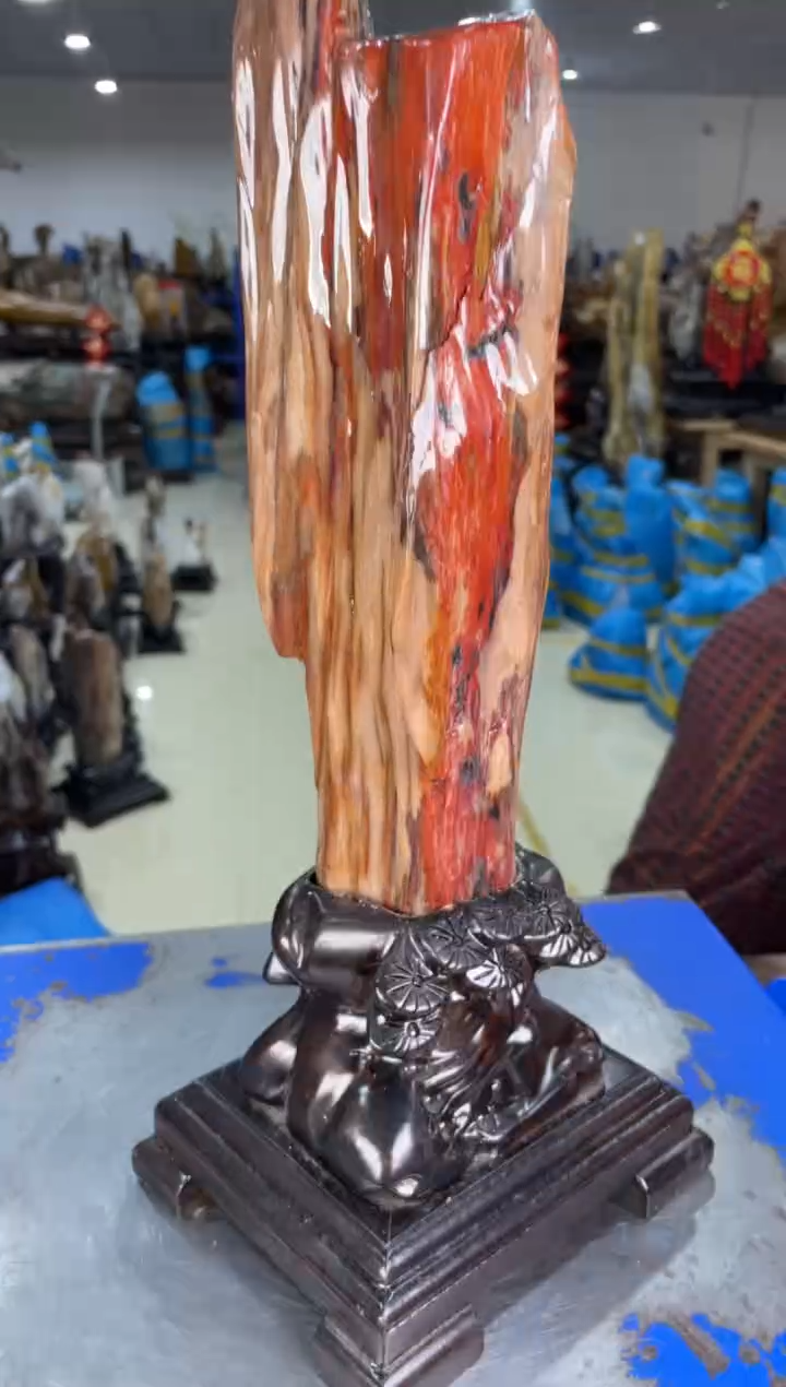 【闪购商品】硅化玉摆件未镶嵌57