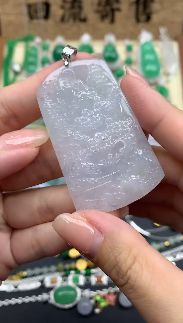 【闪购商品】翡翠颈饰18K金镶嵌342-中国好珍宝