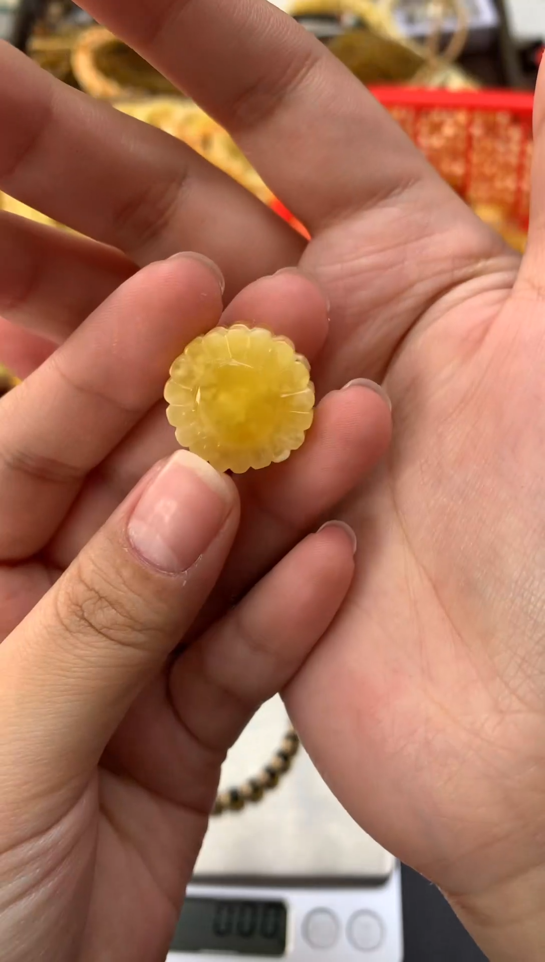 【闪购商品】蜜蜡珠宝奇石未镶嵌023琥珀蜜蜡 花粉