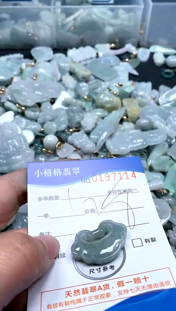 【闪购商品】翡翠颈饰未镶嵌闪购商品0197114