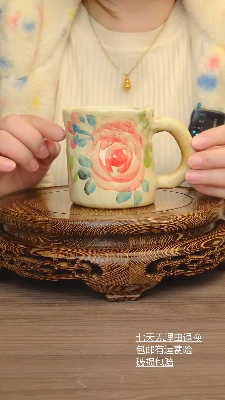 【闪购商品】杯子杯子手工手绘景德镇