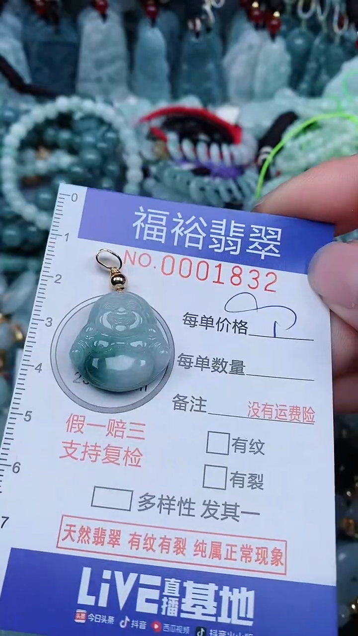 【闪购商品】翡翠未镶嵌颈饰...0001832