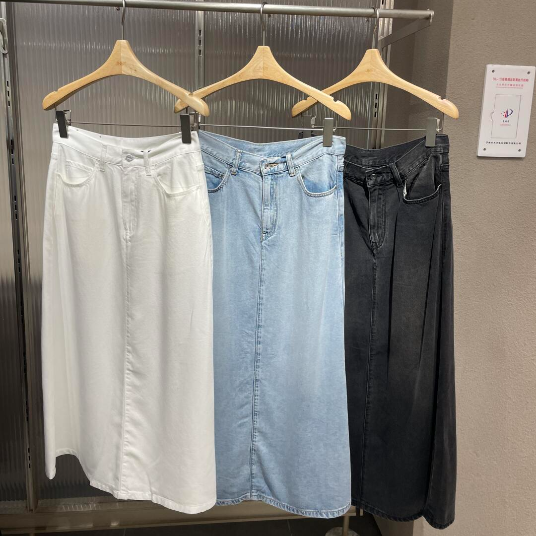 原单25夏新品天丝夏季牛仔半身裙A型5P4D14410