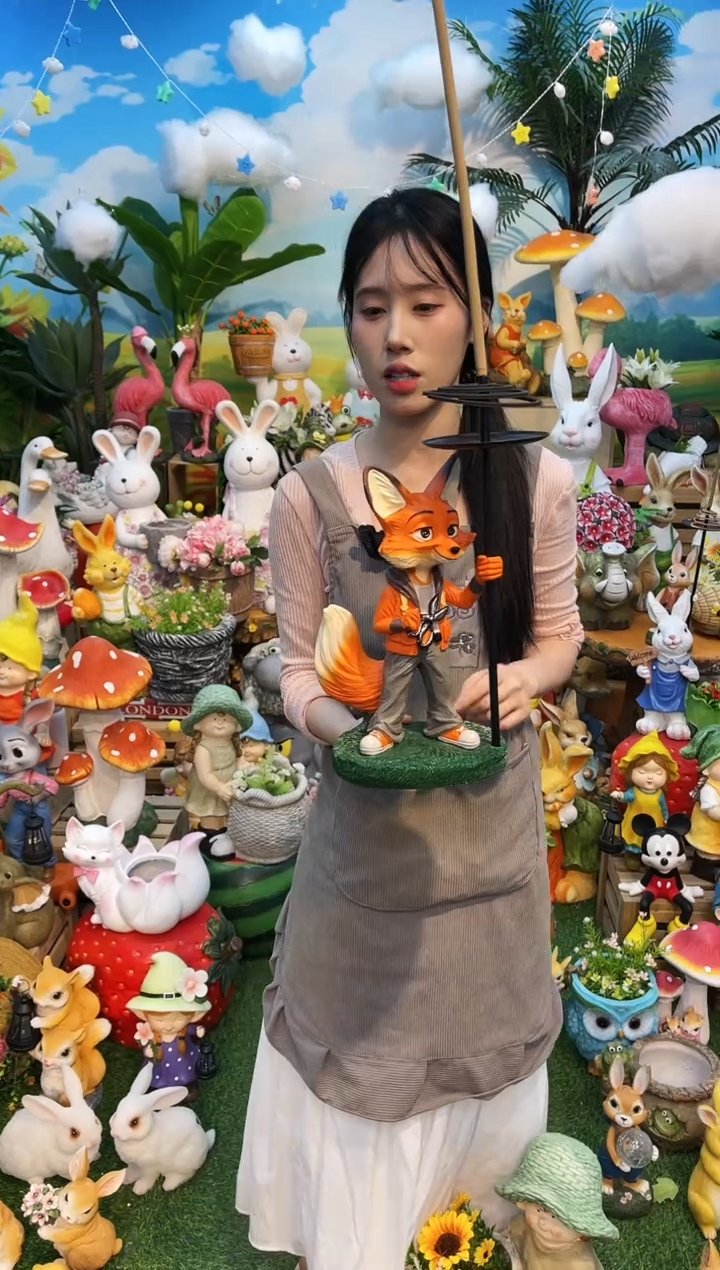 狐狸插香