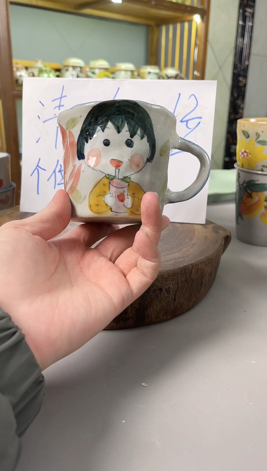 【闪购商品】瓷片景德镇手绘高温釉下彩