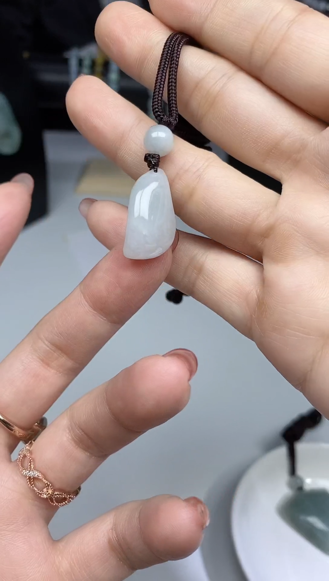 【闪购商品】翡翠颈饰未镶嵌天然缅甸翡翠A货随型挂件