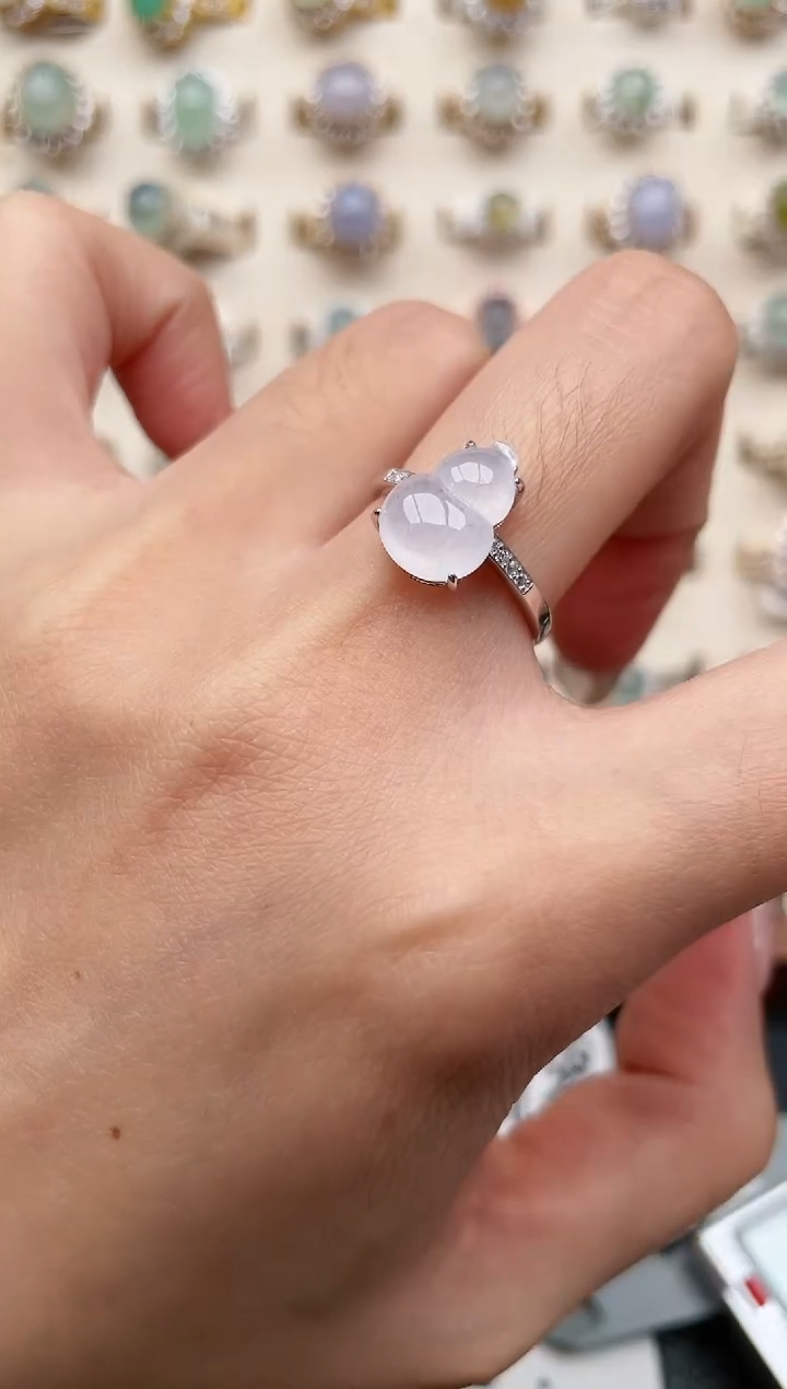 【闪购商品】翡翠戒指银S925镶嵌1111