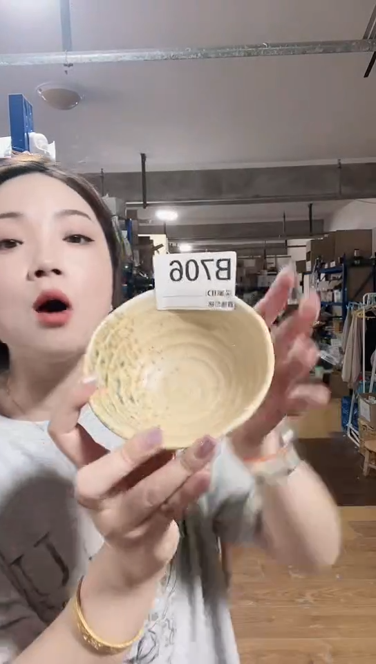 瓷片日本进口瓷器12cm碗B706(新款