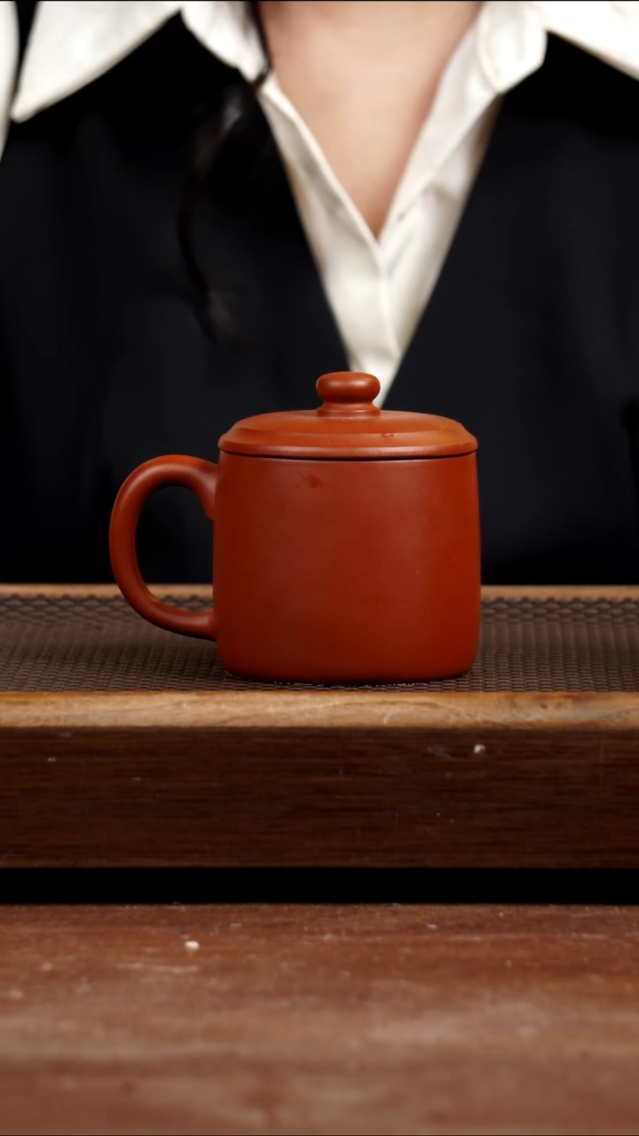 茶壶紫砂朱泥盖杯200CC