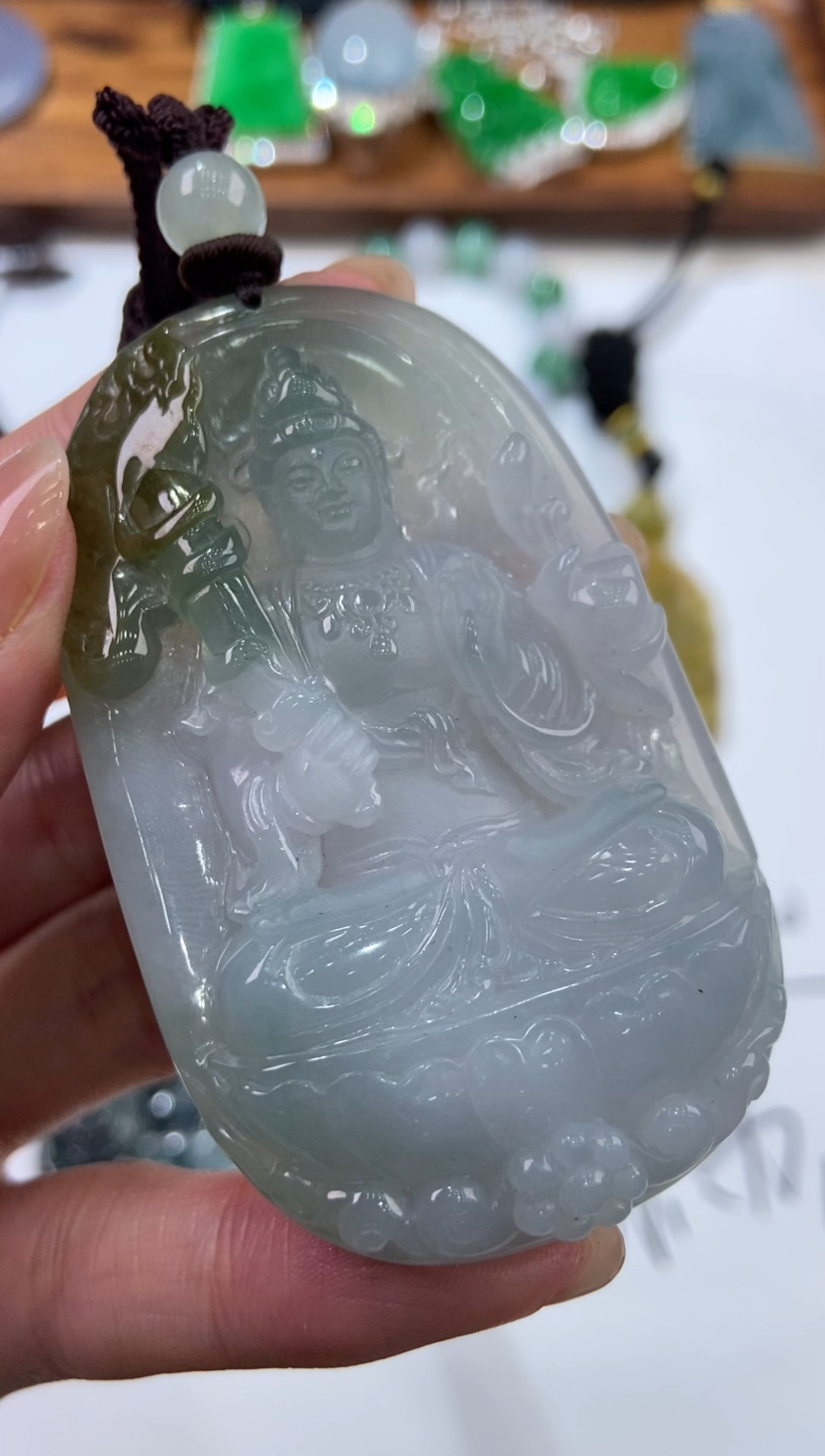 【闪购商品】翡翠未镶嵌颈饰2202929  