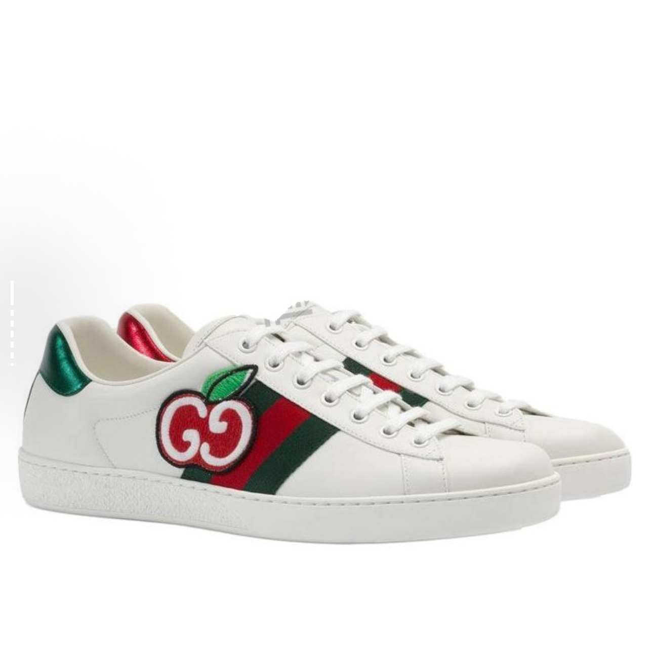 未使用 GUCCI/古驰 男女同款苹果板鞋