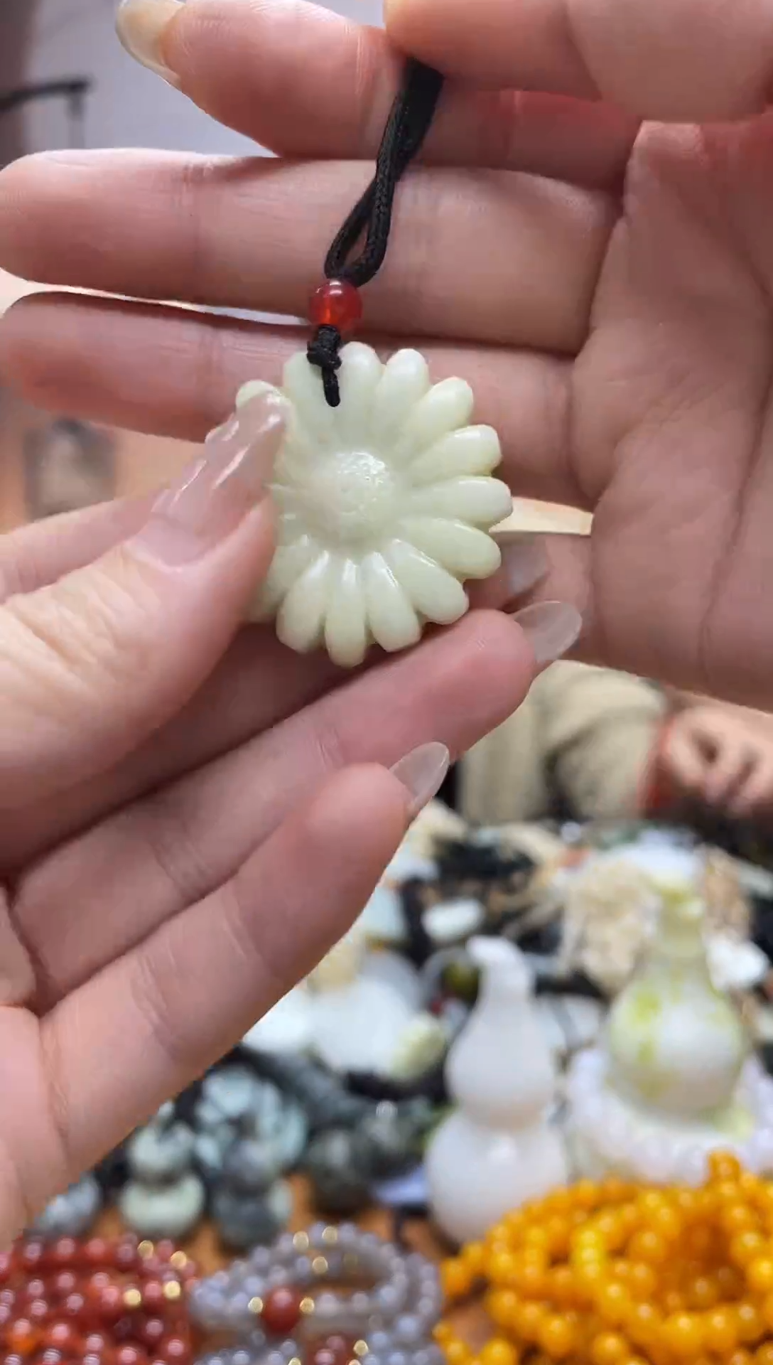 未镶嵌岫玉吊坠·