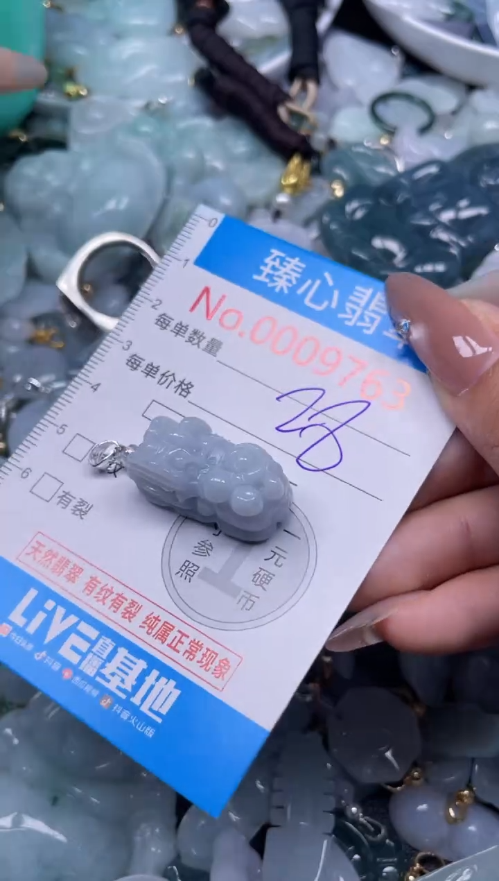 颈饰未镶嵌翡翠9763