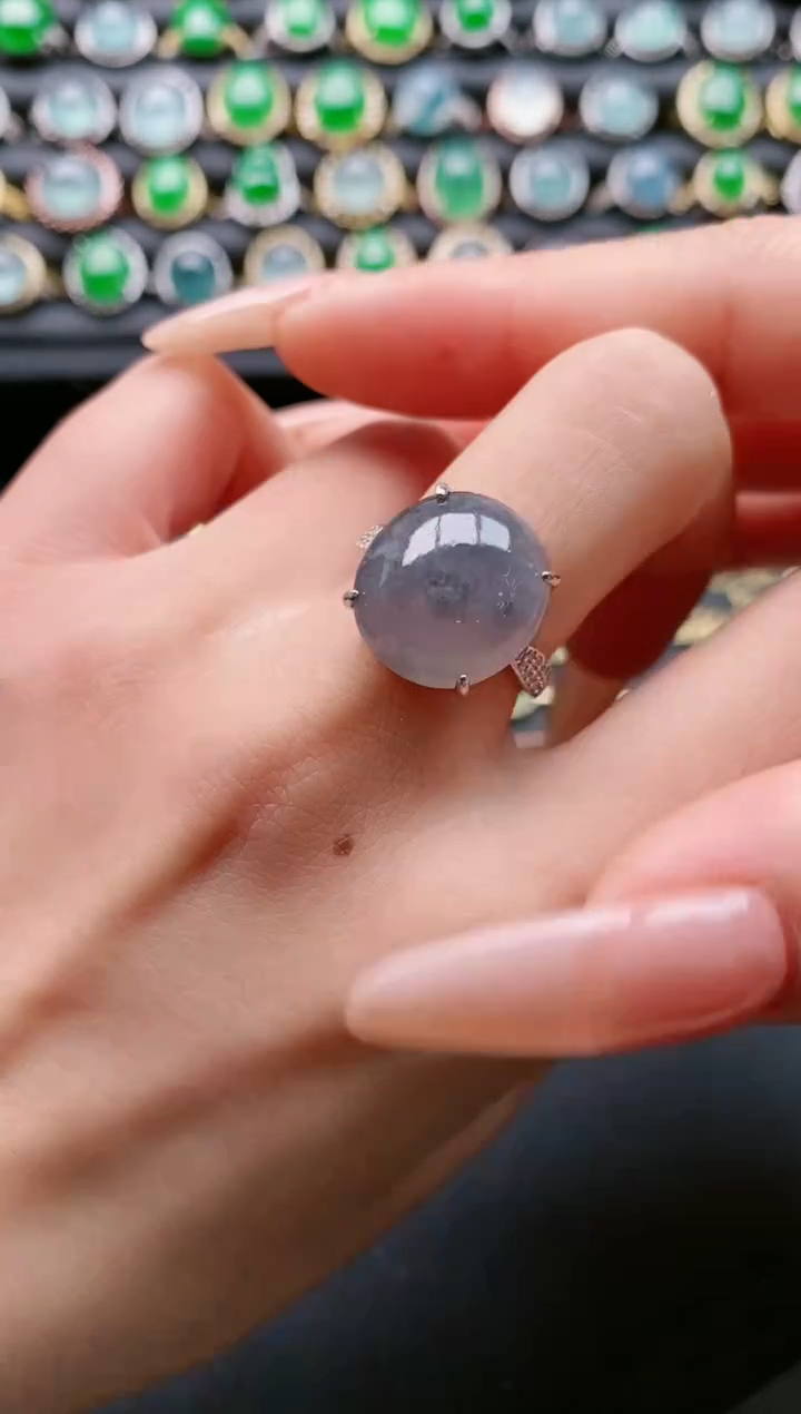 【闪购商品】翡翠戒指银S925镶嵌11111111