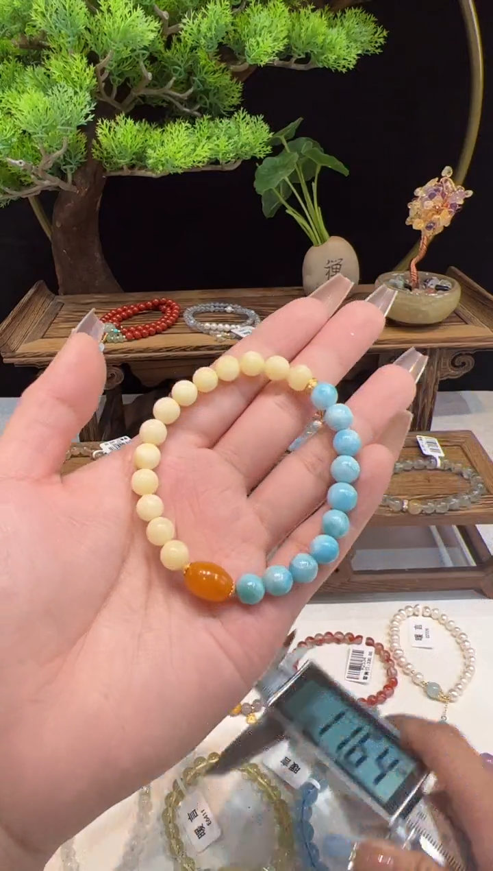 【闪购商品】未镶嵌琥珀手链@@手饰